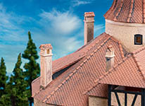 055-180858 - H0 - 4 Schornsteine